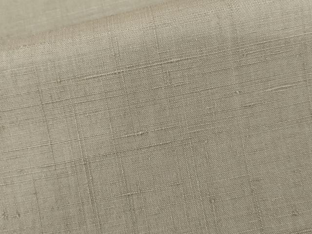 平和屋着物●結城紬 小倉太々 今幡部 色無地 絹鼠色 証紙付き 正絹 逸品 AABL1157cs