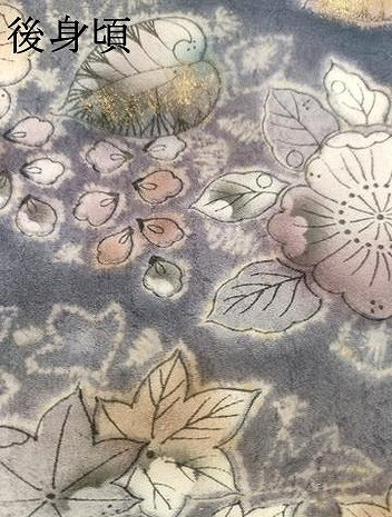 平和屋着物●訪問着 辻が花 暈し染め 金彩 正絹 逸品 AABL1190cs
