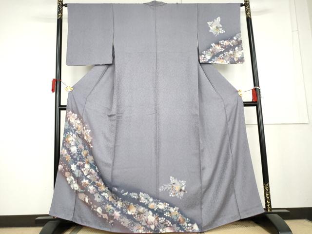 平和屋着物●訪問着 辻が花 暈し染め 金彩 正絹 逸品 AABL1190cs