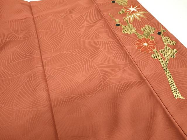 平和屋着物●豪華振袖 駒刺繍 松竹梅文 暈し染め 金彩 正絹 逸品 AABL1195cs
