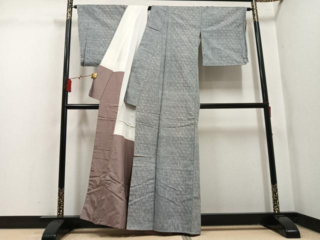 平和屋着物●上質な紬 唐辛子 正絹 逸品 未使用 AABL1202ph