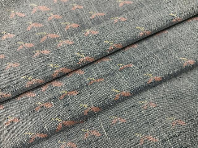 平和屋着物●上質な紬 唐辛子 正絹 逸品 未使用 AABL1202ph