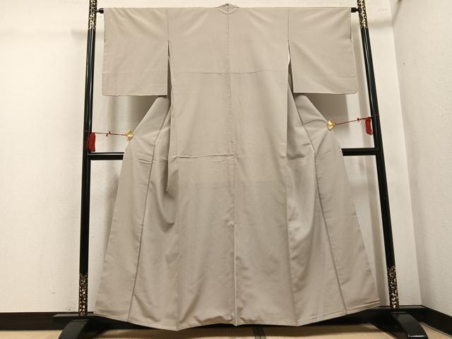 平和屋着物●お召 網代織 正絹 逸品 AABL1206ph