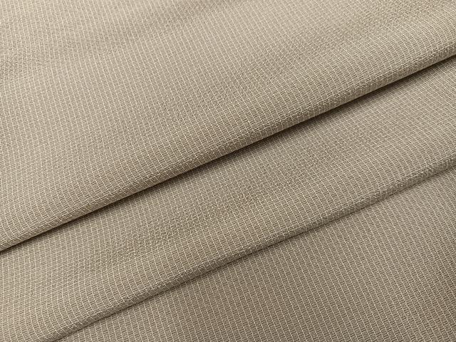 平和屋着物●お召 網代織 正絹 逸品 AABL1206ph