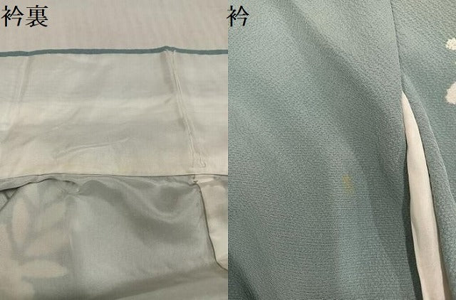 平和屋着物●訪問着 作家物 辻が花 暈し染め 丹後ちりめん 反端付き 正絹 逸品 AABL1224ph