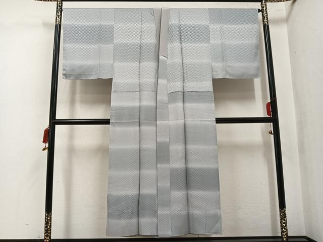 平和屋着物●男性 長襦袢 無双仕立て 鱗地紋 暈し染め 正絹 逸品 未使用 AABL1228ph