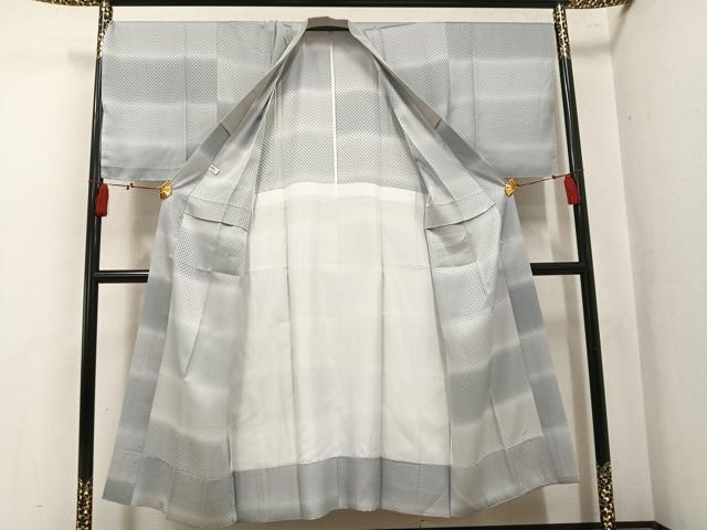 平和屋着物●男性 長襦袢 無双仕立て 鱗地紋 暈し染め 正絹 逸品 未使用 AABL1228ph