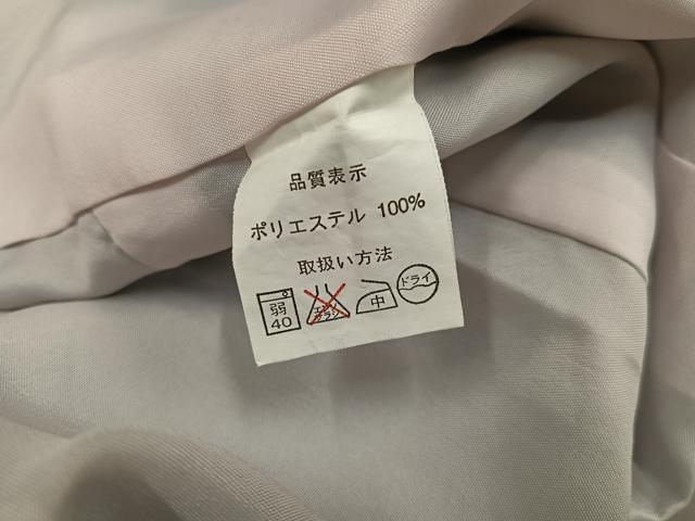 平和屋着物●小紋 牡丹 黒地 洗える着物 AABL1240ph