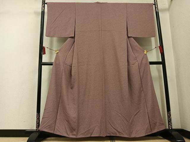 平和屋着物●江戸小紋 花尽くし 正絹 逸品 AABL1252ph