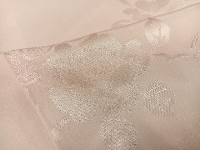 平和屋着物●振袖用長襦袢 袷 枝花地紋 暈し染め 正絹 逸品 AABL1255ph