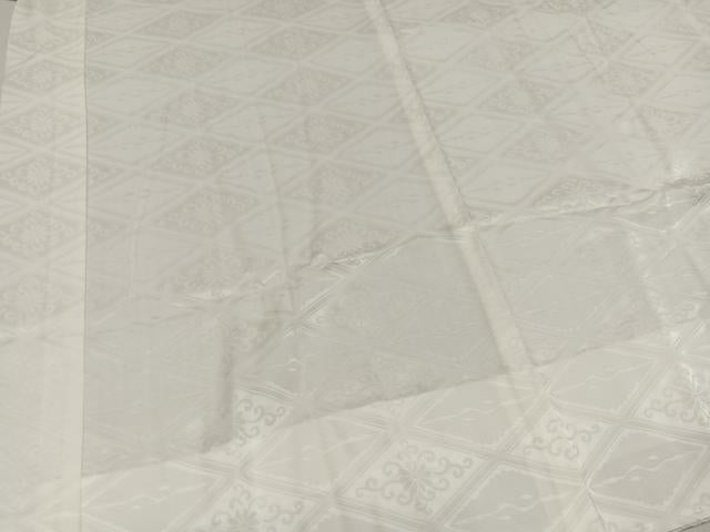 平和屋着物●長襦袢 無双仕立て 花菱地紋 伊勢丹扱い 正絹 逸品 未使用 AABL1267ph