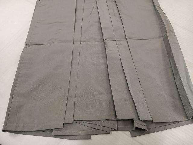 平和屋着物●男性 馬乗り袴 利休白茶色 正絹 逸品 AABL1277ph