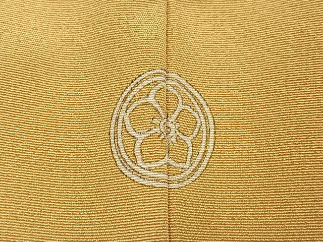 平和屋着物●上質な色無地 玉蜀黍色 正絹 逸品 未使用 AABL1286ph