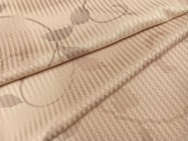 平和屋着物●上質な小紋 唐草文 暈し染め 正絹 逸品 AABL1287ph