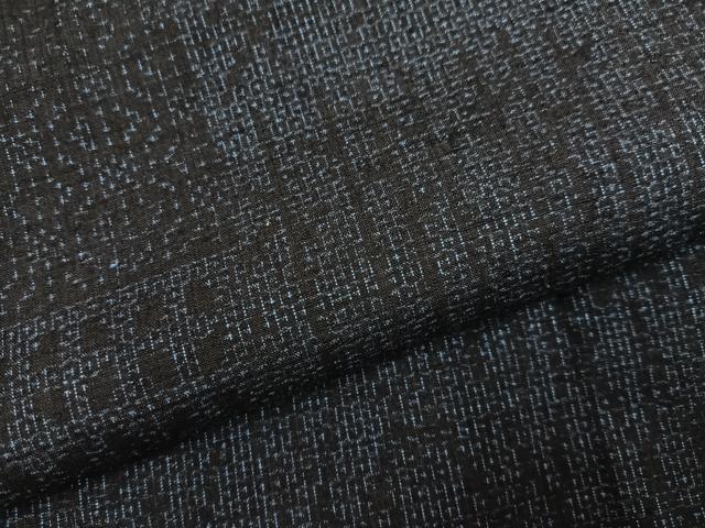 平和屋着物●結城紬 100亀甲 吉祥文 正絹 逸品 AABL1293ph