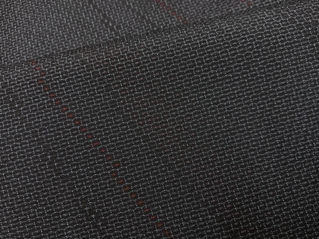 平和屋着物●本塩沢 110亀甲 斜縞 正絹 逸品 AABL1348ph