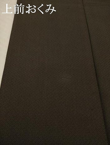 平和屋着物●男性 お召 檳榔子染 正絹 逸品 AABL1365ck
