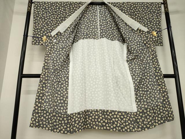 平和屋着物●長襦袢 無双仕立て 兎 桜 正絹 逸品 未使用 AABL1374ck