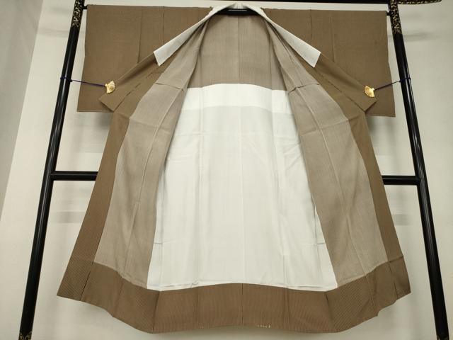 平和屋着物●長襦袢 無双仕立て 縞 正絹 逸品 AABL1379ck