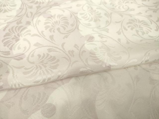 平和屋着物●長襦袢 無双仕立て 雪輪重ね文 半衿レース 正絹 逸品 AABL1380ck