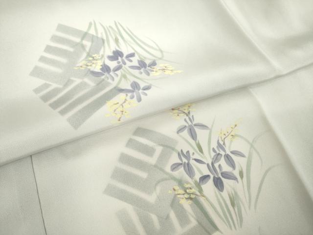 平和屋着物●長襦袢 無双仕立て 源氏香 暈し染め 正絹 逸品 AABL1389ck