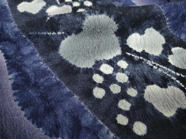 平和屋着物●絞り染色作家 藤井浩 訪問着 葡萄蔦草文 正絹 逸品 AABL1426ck