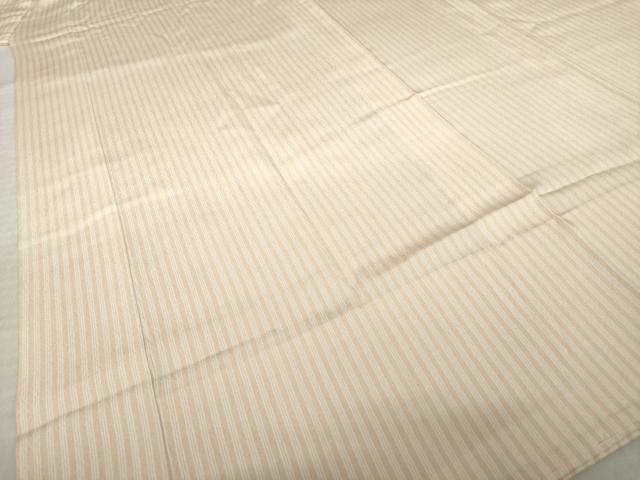 平和屋着物●長襦袢 無双仕立て 縞 半衿刺繍 正絹 逸品 AABL1431ck