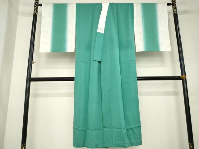平和屋着物●長襦袢 単衣 花間道 暈し染め 反端付き 正絹 逸品 AABL1435ck