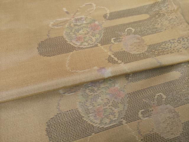 平和屋着物●本場大島紬 簪 正絹 逸品 AABL1437ck
