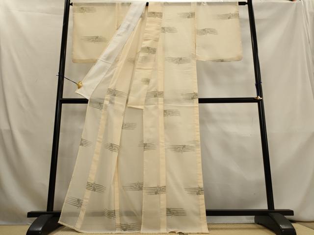 平和屋着物*夏物 小紋 紗 金魚 洗える着物 AABL1449st
