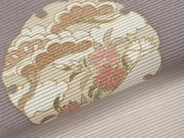 平和屋着物*夏物 訪問着 絽 雪輪花松文 暈し染め 金彩 阪急百貨店扱い 正絹 逸品 AABL1459st