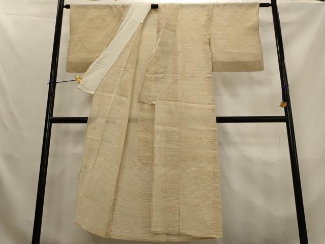 平和屋着物*夏物 男性 上布 十字絣文様 綿麻 AABL1474st