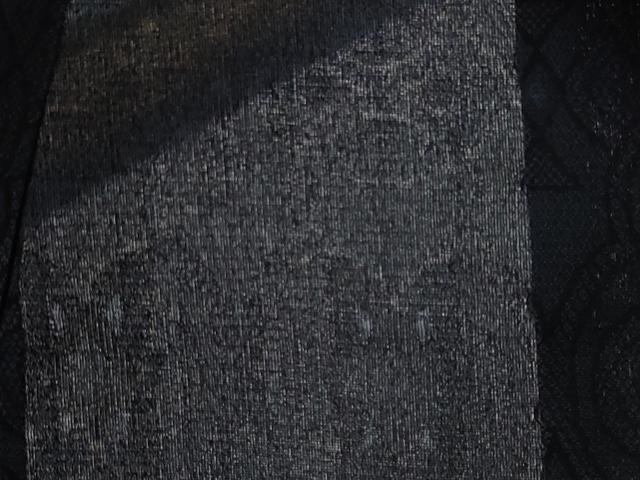 平和屋着物*夏物 風通お召 紗 幾何学文様 正絹 逸品 AABL1482st
