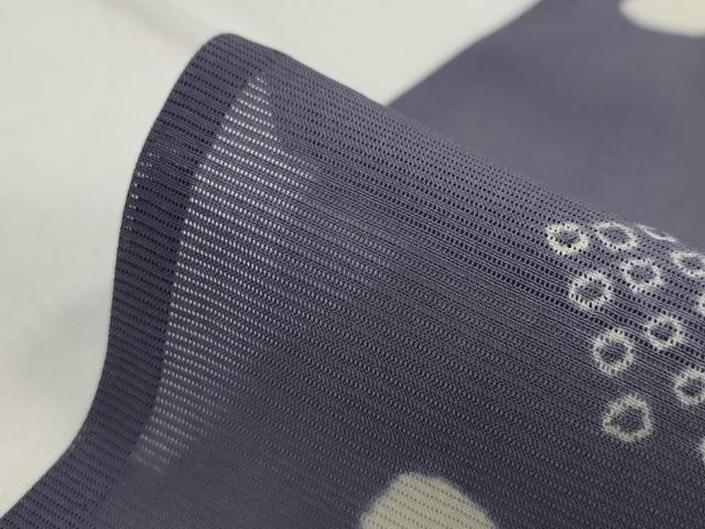 平和屋着物*夏物 小紋 絽 絞り あられ 正絹 逸品 AABL1492st