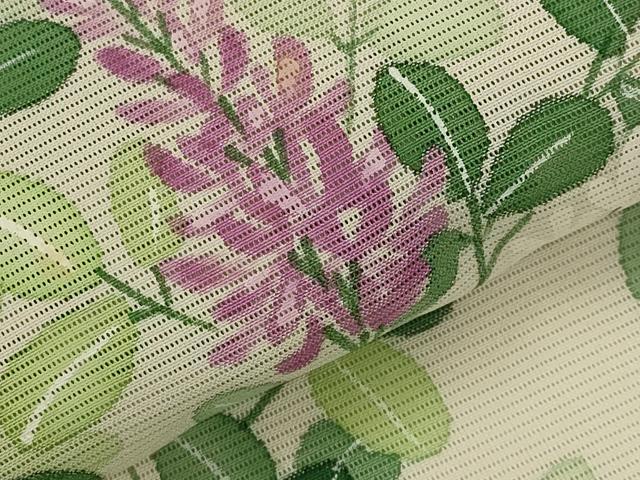 平和屋着物*夏物 訪問着 絽 草花文 正絹 逸品 AABL1497st