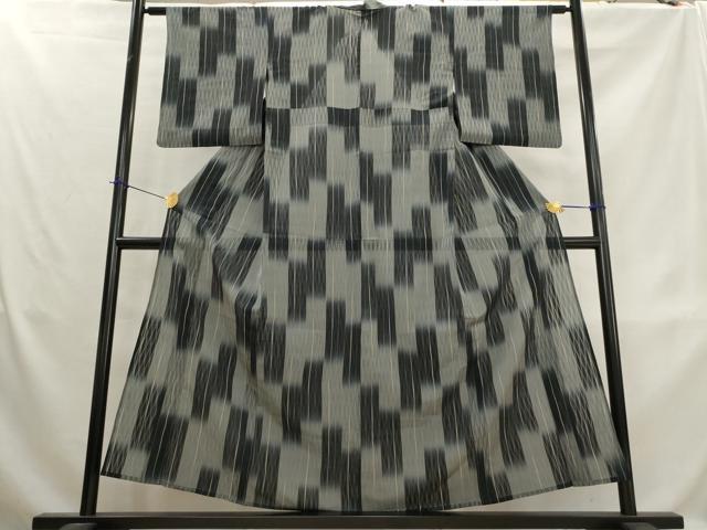 平和屋着物*夏物 お召 紋紗 間道 正絹 逸品 AABL1501st