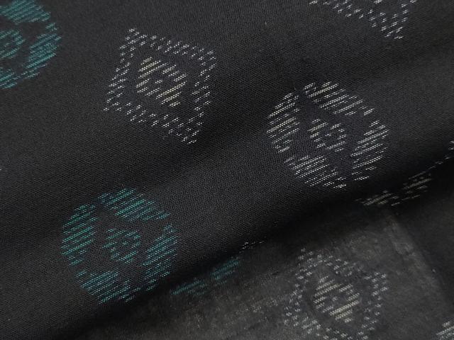 平和屋着物*夏物 本場大島紬 夏大島 七宝文 正絹 逸品 AABL1510st