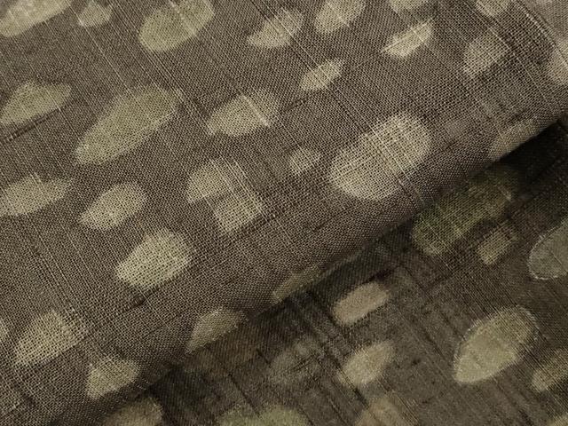 平和屋着物*夏物 訪問着 生紬 紗 石畳文様 正絹 逸品 AABL1518st