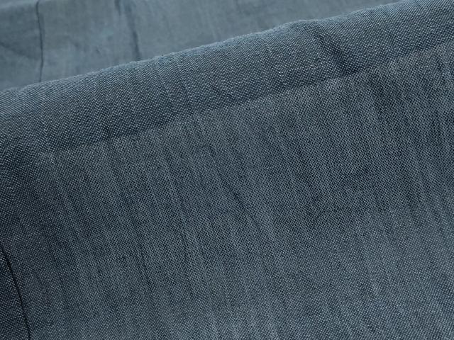 平和屋着物*夏物 男性 本場小千谷ちぢみ 褐返色 キングサイズ 麻 逸品 AABL1550st