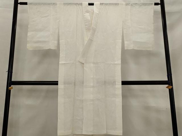 平和屋着物*夏物 長襦袢 芝花文紗 白色 麻 逸品 AABL1569st