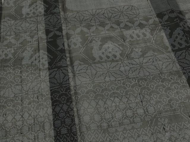 平和屋着物*夏物 本場絢芭蕉 九代目又司作 訪問着 吉祥エ霞文 証紙付き 正絹 逸品 未使用 AABL1584st