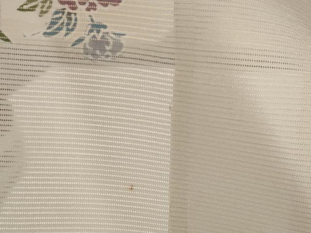 平和屋着物*夏物 小紋 絽 花鳥文 洗える着物 AABL1605st