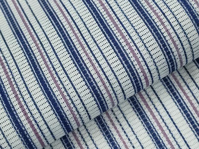 平和屋着物*夏物 小紋 絽 縞 洗える着物 AABL1609st