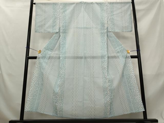 平和屋着物*夏物 小紋 絽 間道 洗える着物 AABL1611st