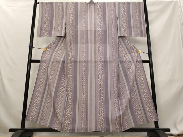 平和屋着物*夏物 小紋 絽 舞桜間道 正絹 逸品 AABL1616st