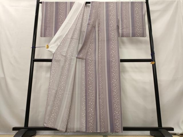 平和屋着物*夏物 小紋 絽 舞桜間道 正絹 逸品 AABL1616st