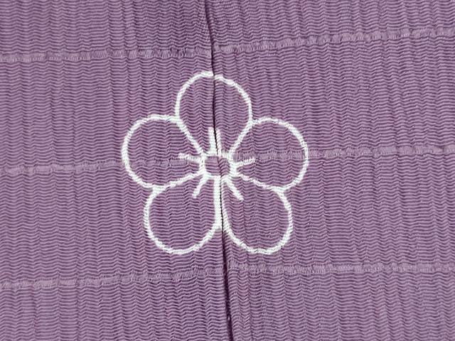 平和屋着物*夏物 訪問着 絽縮緬 芝花文 金彩 洗える着物 AABL1617st