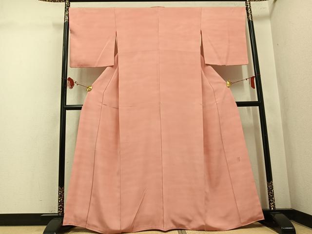 平和屋着物●上質な小紋 作家物 霞文 暈し染め 正絹 逸品 AABL1656ph