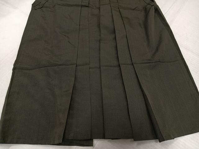 平和屋着物●男性 馬乗り袴 縞 正絹 逸品 AABL1659ph