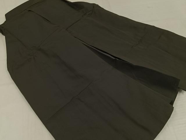 平和屋着物●男性 馬乗り袴 縞 正絹 逸品 AABL1659ph